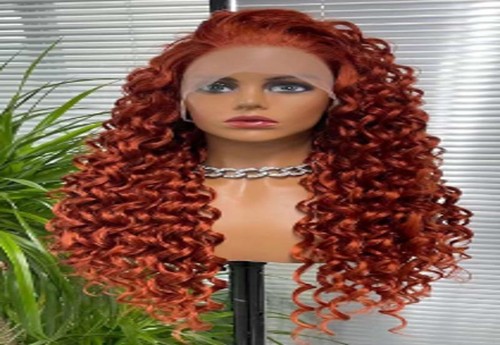Long Deep Wave Curly Lace Front Wigs for Women Fashion Party Wigs Halloween Wigs - Picture 37 of 42