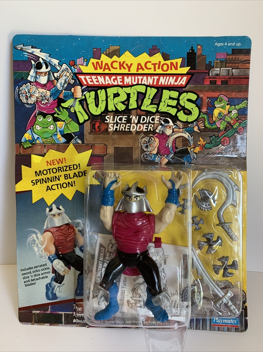 Teenage Mutant Ninja Turtles 1990 Slice Dice Shredder Motorized