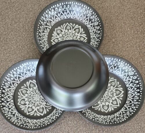 Set of Four (4) ~ Member's Mark ~ Melamine ~ MARAKECH ~ 7.5" Dia. Cereal Bowls - Picture 5 of 5