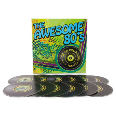 Hits Of The Decades Awesome 80's 1980s Pop 12 CD Music