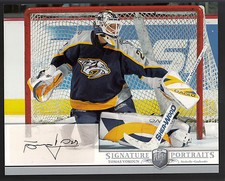 Tomas Vokoun 2006-07 Be A Player Portraits 8x10 Autograph Predators