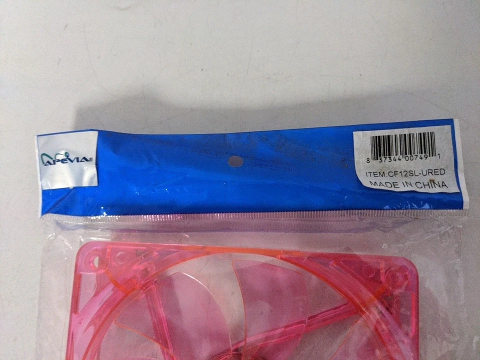 APEVIA  CF12SL-URED - DF12025 DC 12V PINK - Image 2 of 4