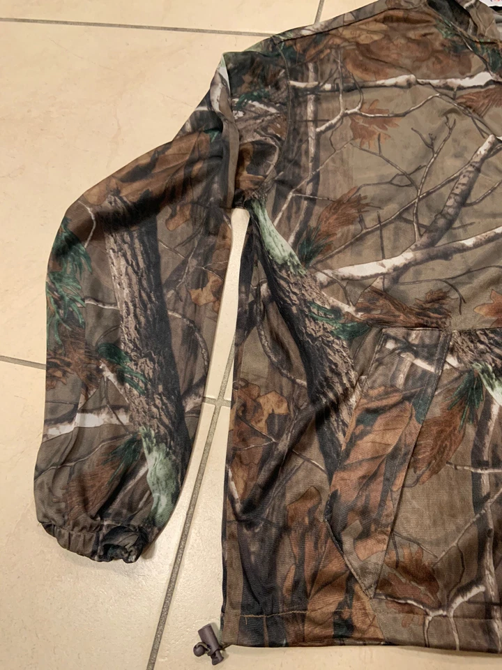 Woodland 迷彩迷彩轻便连帽衫真冒险户外上衣 XL — 第 3/4 张图片