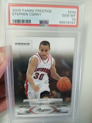 2009 Panini Prestige #230 Stephen Curry RC Rookie PSA 10