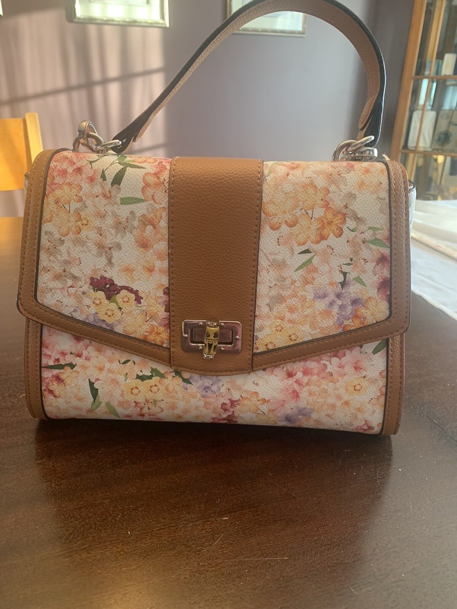 Dana Buchman Women’s Floral Print Adjustable Strap Crossbody Bag