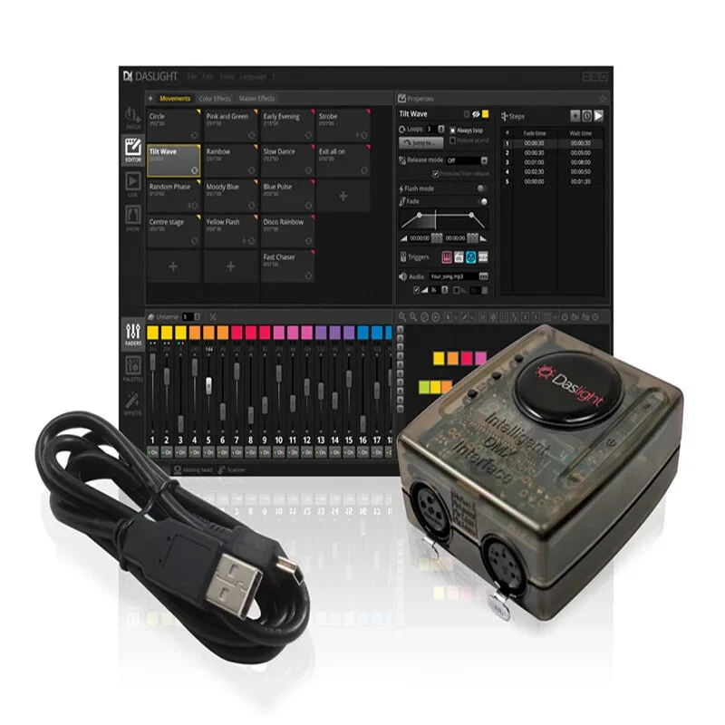 Daslight DVC4 GZM Stage Lighting Console 1536CH DJ Disco Light DMX512 controller - Image 4 of 4