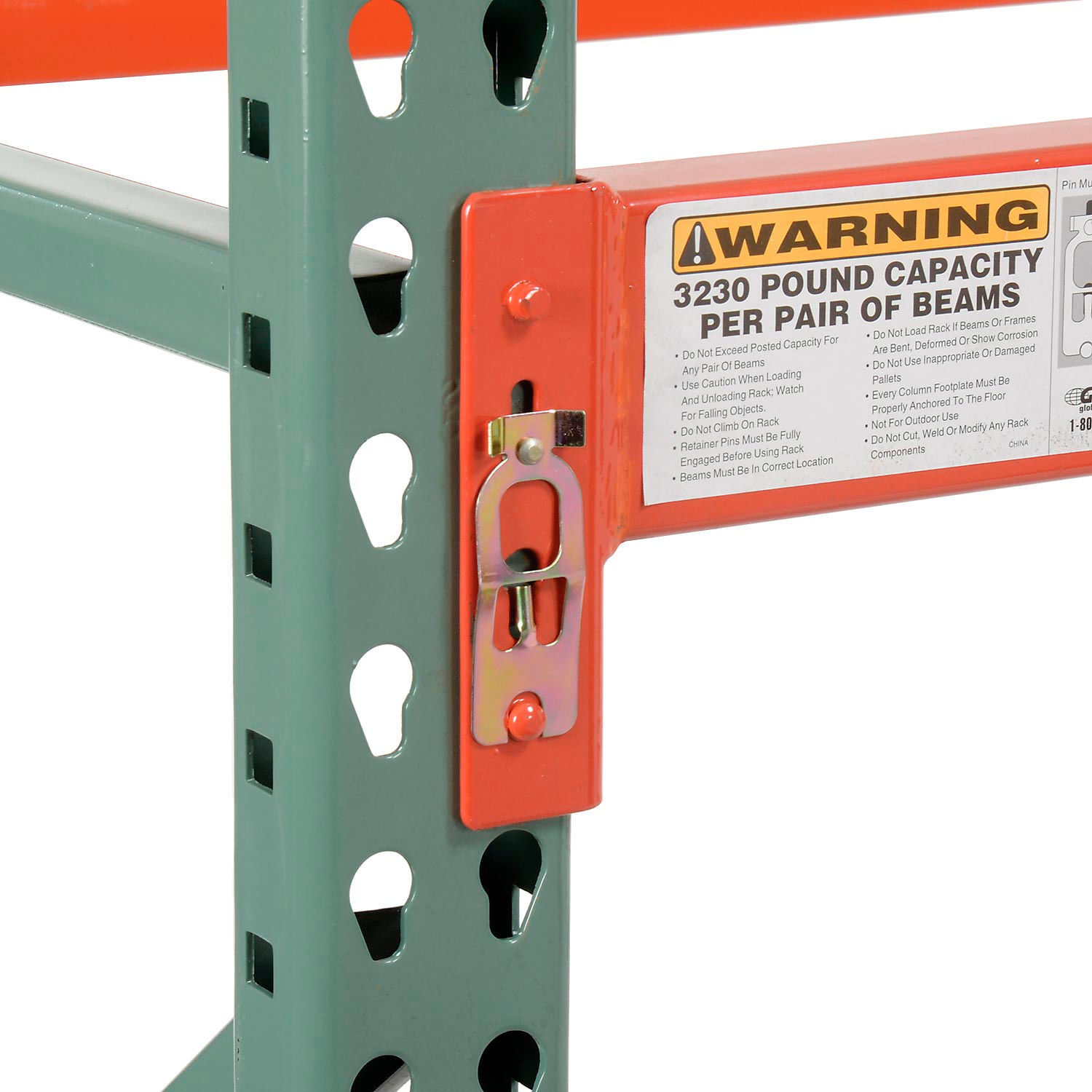 Global Industrial Teardrop Pallet Rack Starter 108"W x 42"D x 192"H eBay