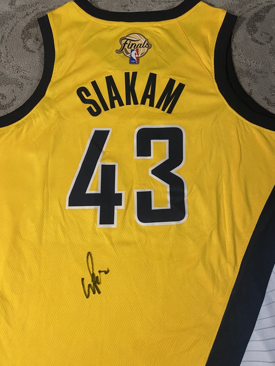 Pascal Siakam Signed Autograph Auto Pacers NBA Finals Jersey PSA