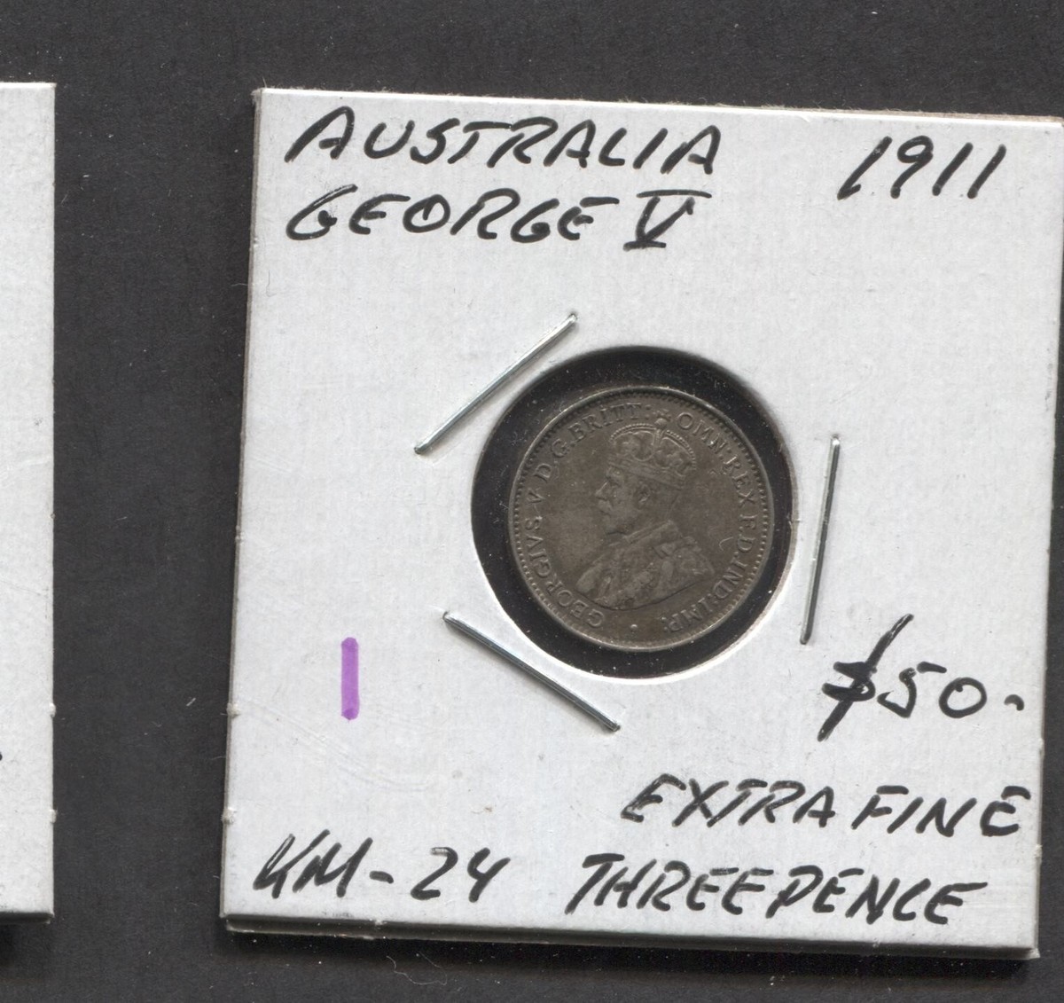 1911-Australia-XF-3 Pence | eBay