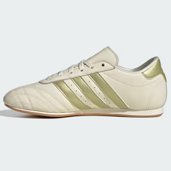 Женская кожаная обувь Adidas для тхэквондо кремово-белая / золотистая - JQ0570 Expeditedship