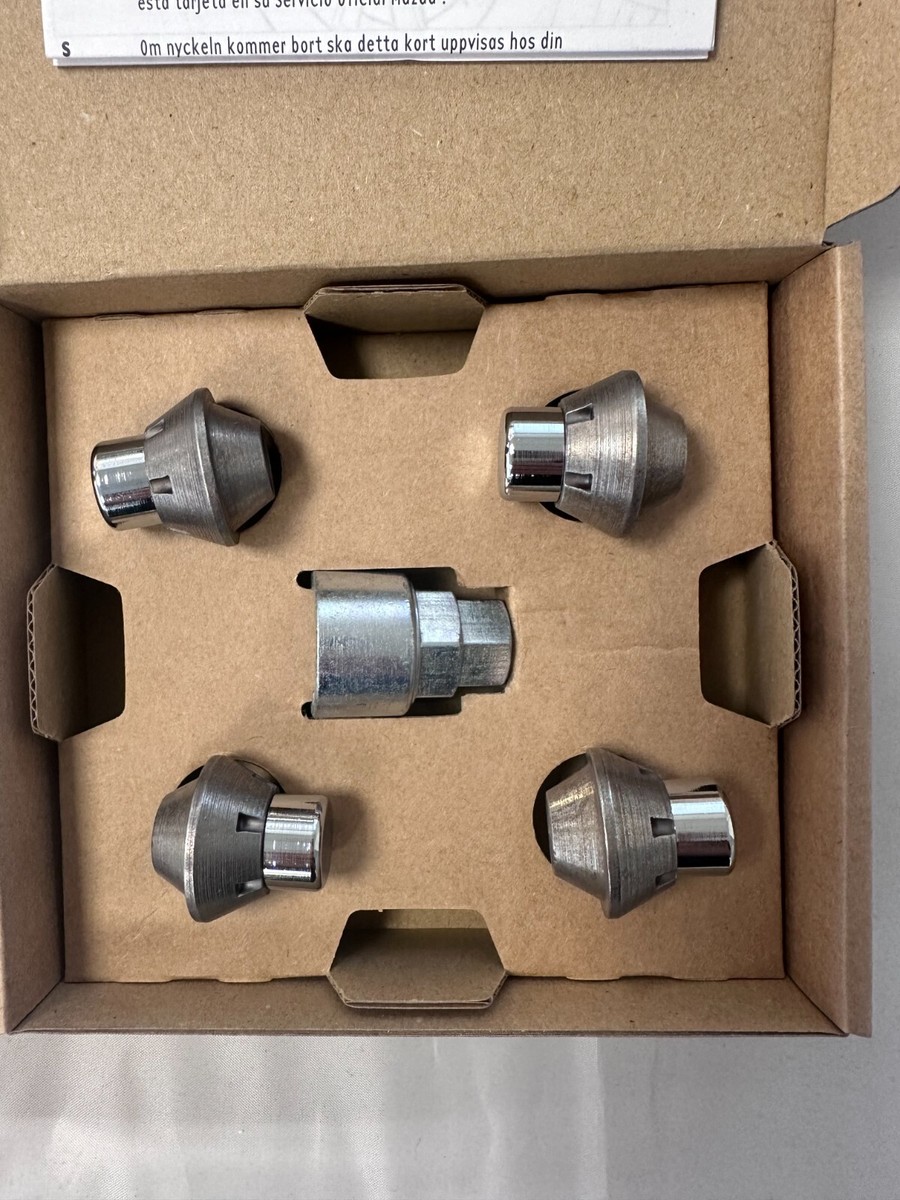 GENUINE Mazda Anti-Theft Locking Wheel Nut Kit 21mm 410078917 | eBay