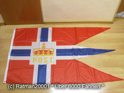 Norwegen Hurtigruten Flagge - 90x150cm Polyester Wetterfest