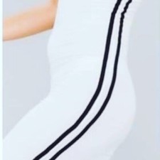 Extra Long Cotton Camisole Dress Tunic Slip Stretch Spaghetti Strap Tank Top