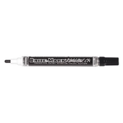 Dykem #84202 BRITE-MARK Rough Neck Tough Tip Industrial Art Marker BLACK