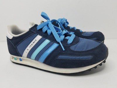 adidas la trainer blue silver