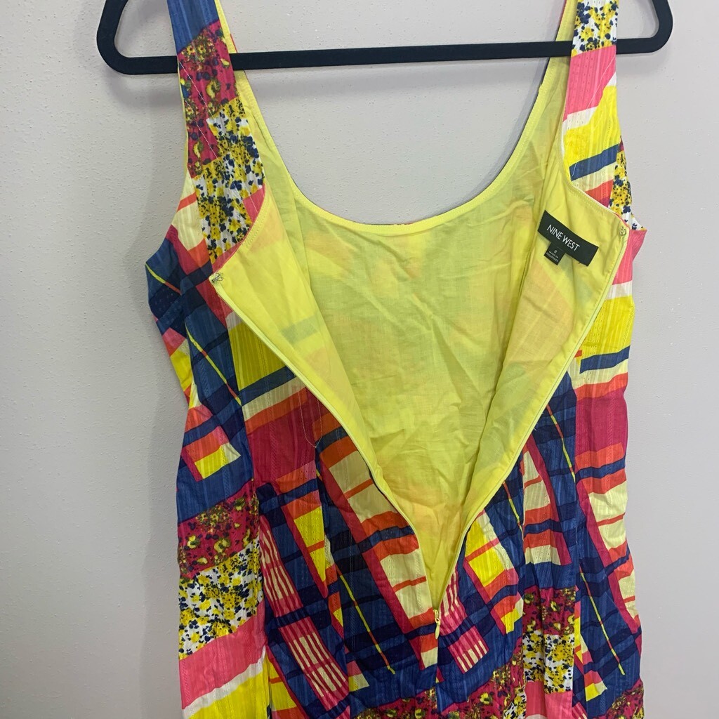 Nine West Size 8 Patchwork Design Multicolor Slee… - image 5