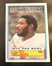 1983 Lee Roy Selmon Autograph Hand Signed Topps #182 Deceased TBay Buccaneers