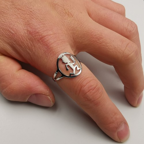 NICE ICP hatchetman twiztid ring stainless steel charm 7/8/9/10 - Picture 2 of 8