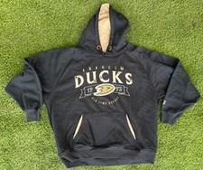 Anaheim Ducks NHL Old Time Hockey Pullover Hoodie Sweatshirt Mens Adult XL