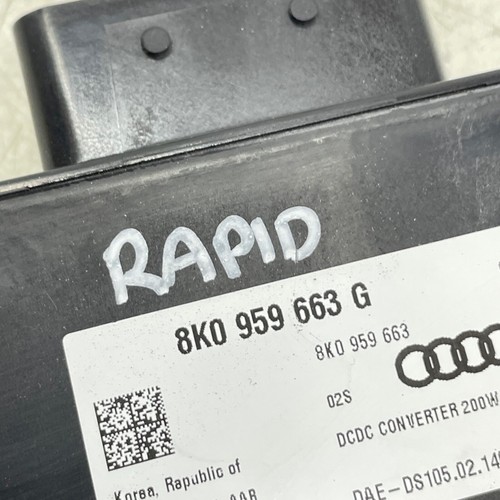 SKODA RAPID VOLTAGE STABILISER CONTROL UNIT 8K0959663G MODULE 12-17 - Picture 12 of 12