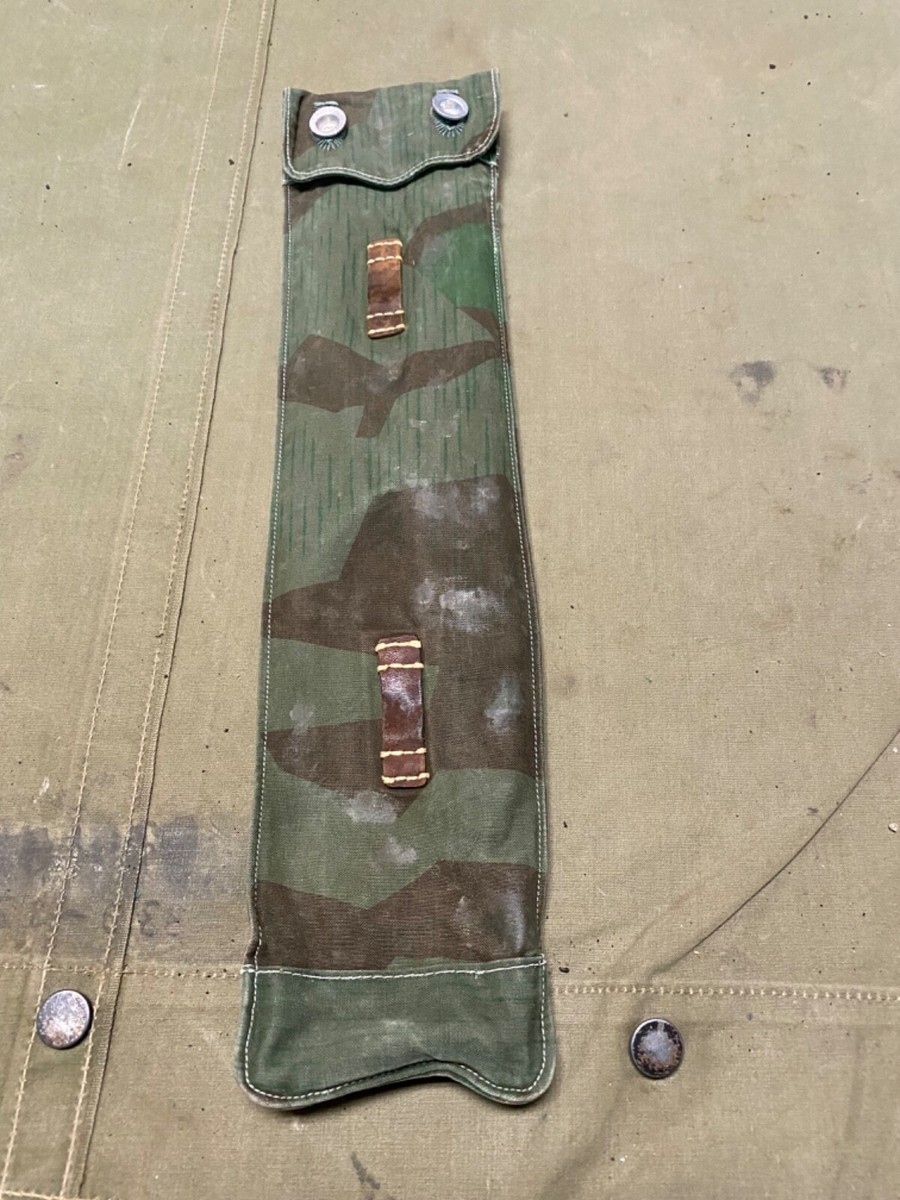 WWII GERMAN M31 SPLINTER CAMO ZELT ZELTBAHN CARRY COVER | eBay