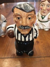 Manor Staffordshire Character Jug: Price Tennis Player Or FootballerEach