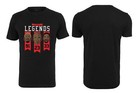 Mister Tee Herren T-Shirt Kurzarm Oberteil True Legends Tee Frontprint XS-XXL