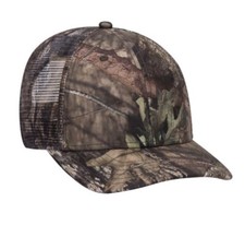 OTTO CAP MOSSY OAK BREAK UP COUNTRY CAMOUFLAGE 6 PANEL TRUCKER LOW PROFILE MO2