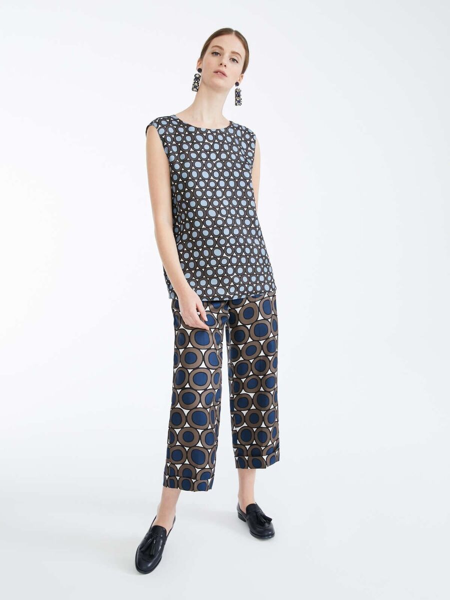 S MAX MARA🌟 Trousers in SILK Georgette Usa6 _It40_ De36_ S MAX MARA🌟 Trousers in SILK Georgette Usa6 _It40_ De36_