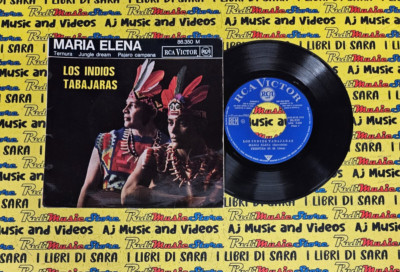 LP 45 7'' LOS INDIOS TABAJARAS Maria elena Ternura Jungle dream Pajaro 1963(QSI1)