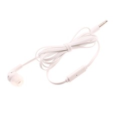 Earphone w Mic Mono Headset Wired Earbud 3.5mm Single Headphone for Cell Phones