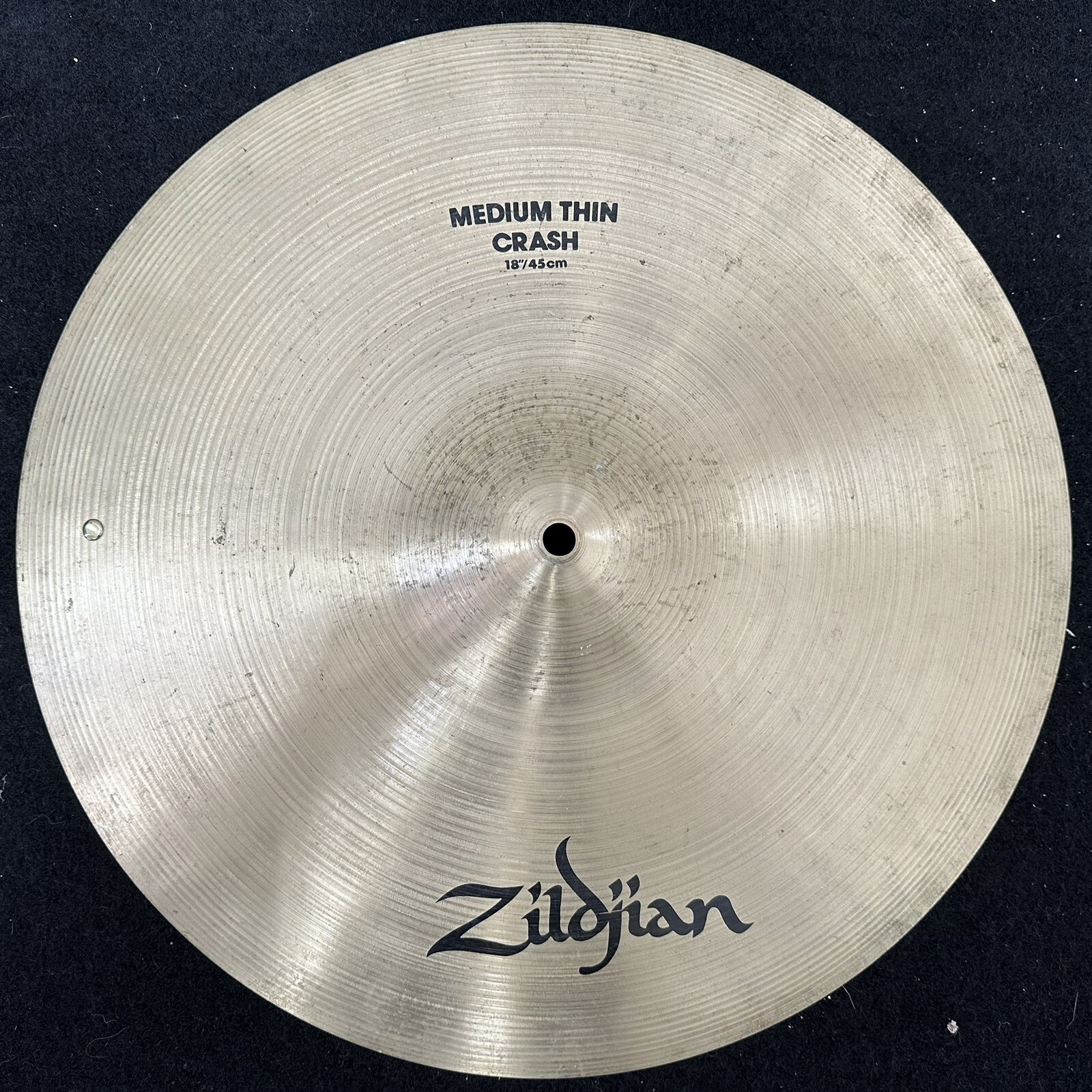 18" A ZILDJIAN AVEDIS MEDIUM THIN CRASH CYMBAL One Rivet eBay