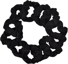 12 Pack Small Scrunchies Cotton Hair Scrunchy