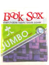 The Original Premium  Jumbo Book Sox Stretchable Fabric Book Cover