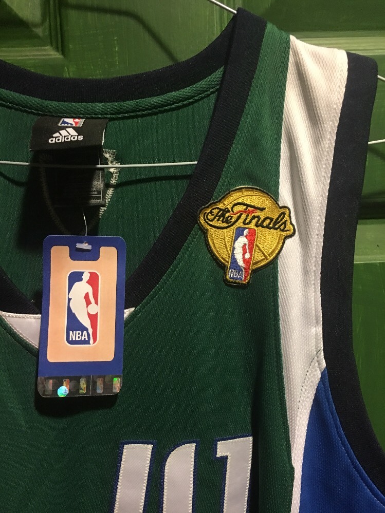Adidas Dallas Mavericks Nowitzki Jersey With The Final Patch size 44 image 3