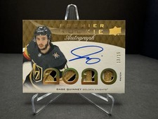 2020-21 Upper Deck Premier Gage Quinney Rookie Autograph 13/15