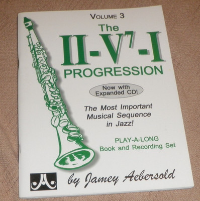 The II-V7-I Progression Volume 3 - Jamey Aebersold Jazz
