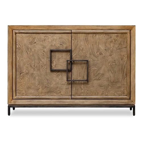 Uttermost 50012 Paltrow 48"W 2 Door Oak and Particle Board Accent - Burl / Oak - Picture 1 of 5