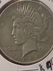 1926 D $1 Peace Silver One Dollar US Denver AU