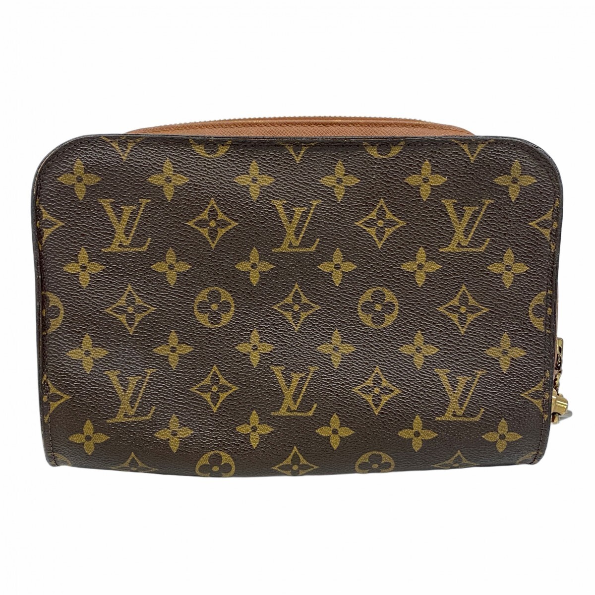 Louis Vuitton Clutch Bag Monogram Orsay M51790 Brown Used Ladies From Japan