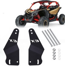 50'' LED Light Bar Mounting Brackets for Can-am Maverick X3 Upper Roof Windsh...