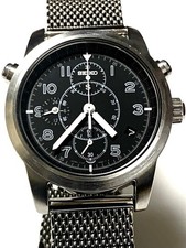SEIKO SUS Quartz Chronograph with Small Seconds, Overhauled.