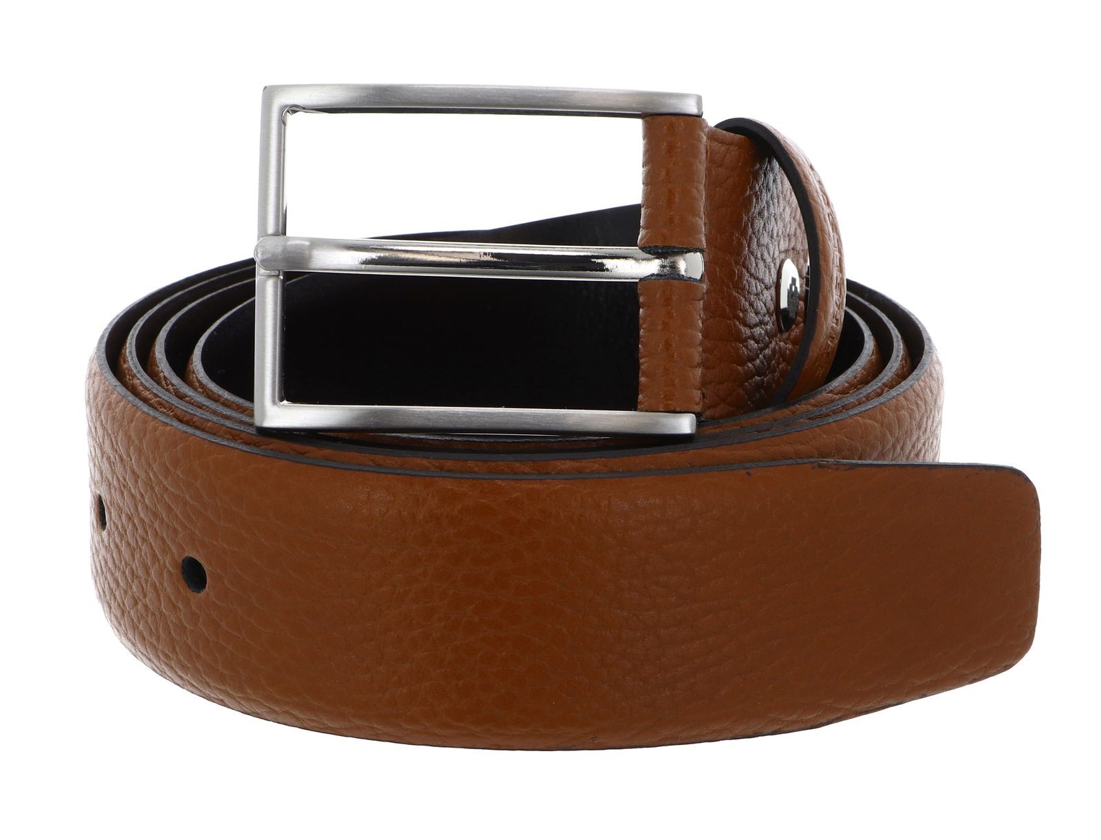 strellson belt Leather Belt 3,5 W105 Cognac