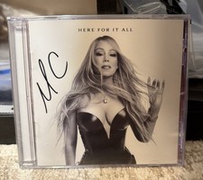 MARIAH CAREY SIGNED HERE FOR IT ALL WEBSTORE EXCUSIVE CD - IN HAND SEALED!