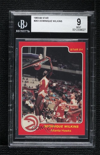 1983-84 Star Dominique Wilkins #263 BGS 9 MINT Rookie RC HOF