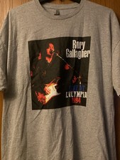 Rory Gallagher - “Live At L’ Olympia - 1994”  - Gray Shirt - Cotton Blend - 3XL