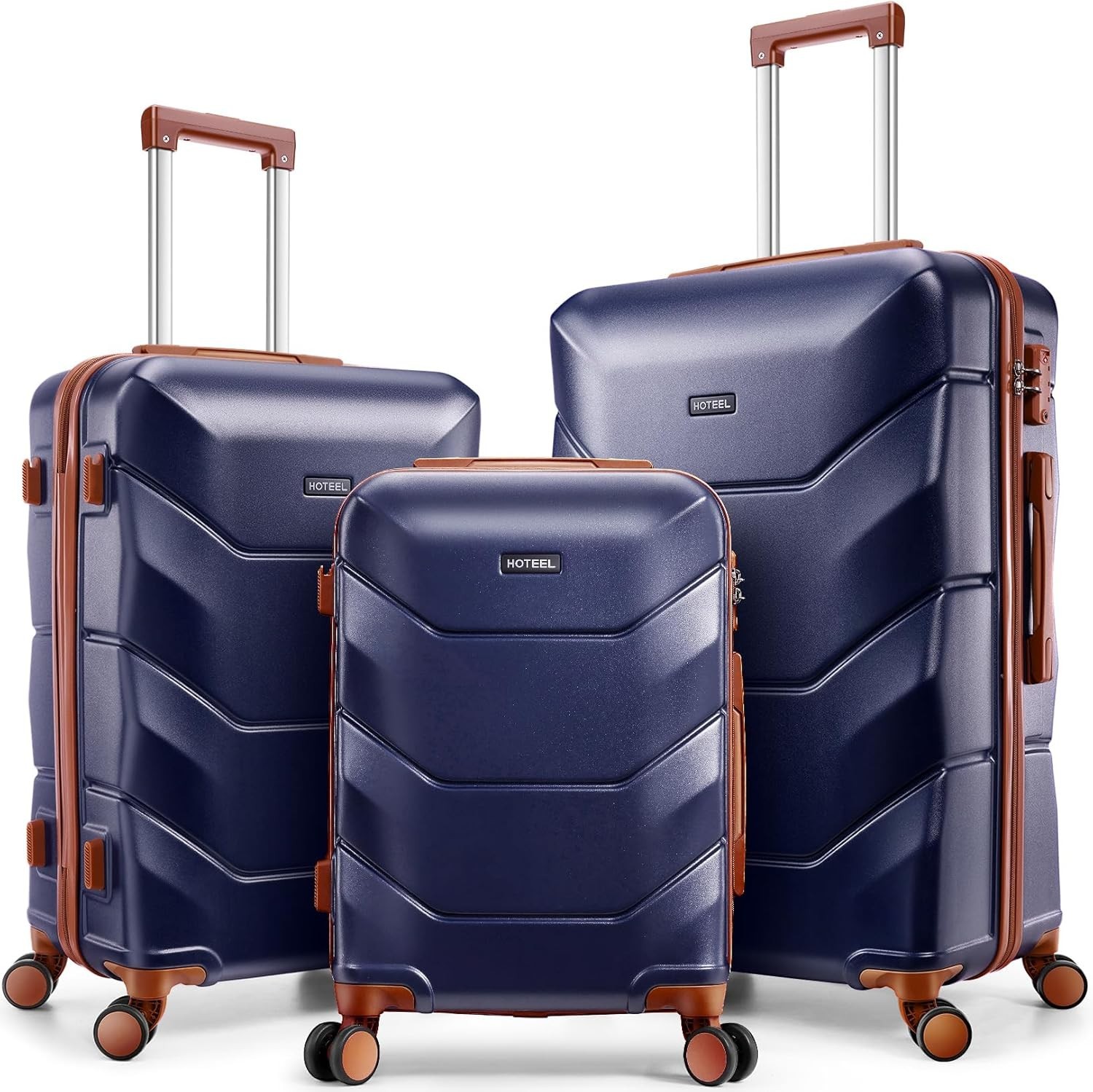 Set 20''/24''/28'' Hardshell Suitcase Abs+pc For Business Travel