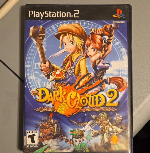 Sony Dark Cloud 2 PlayStation 2 Complete Manual NTSC-U/C T Rated 2003