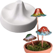 5"RD. Deep 2.5" Fluted Mushroom Drape Mold Glass Fusing