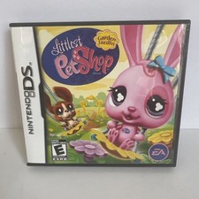 Nintendo DS Littlest Pet Shop Garden Jardin Complete Game with Case & Booklets